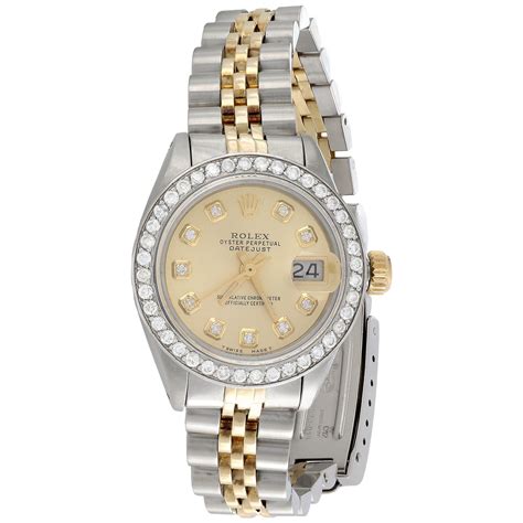 rolex ladies datejust champagne dial